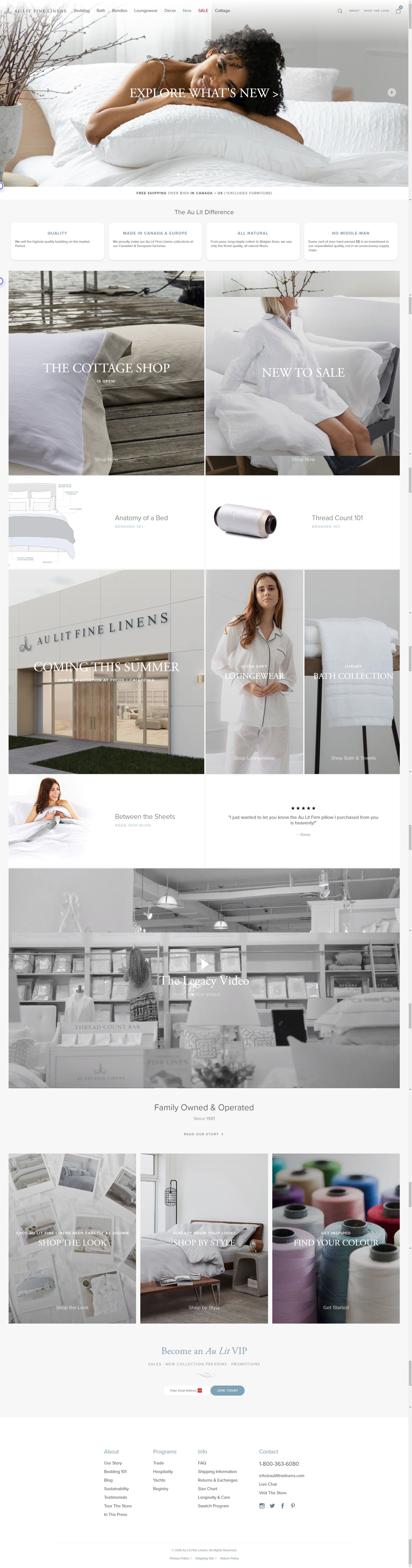 aulitfinelinens.com: Amazon listing image