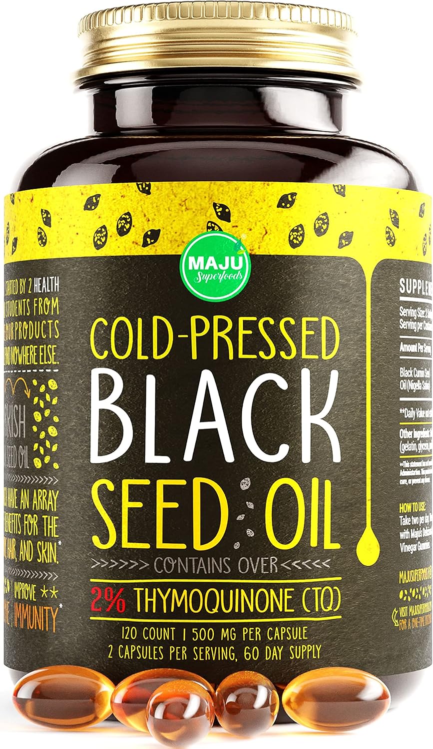 Amazon.com: MAJU's Black Seed Oil Capsules: Infographics