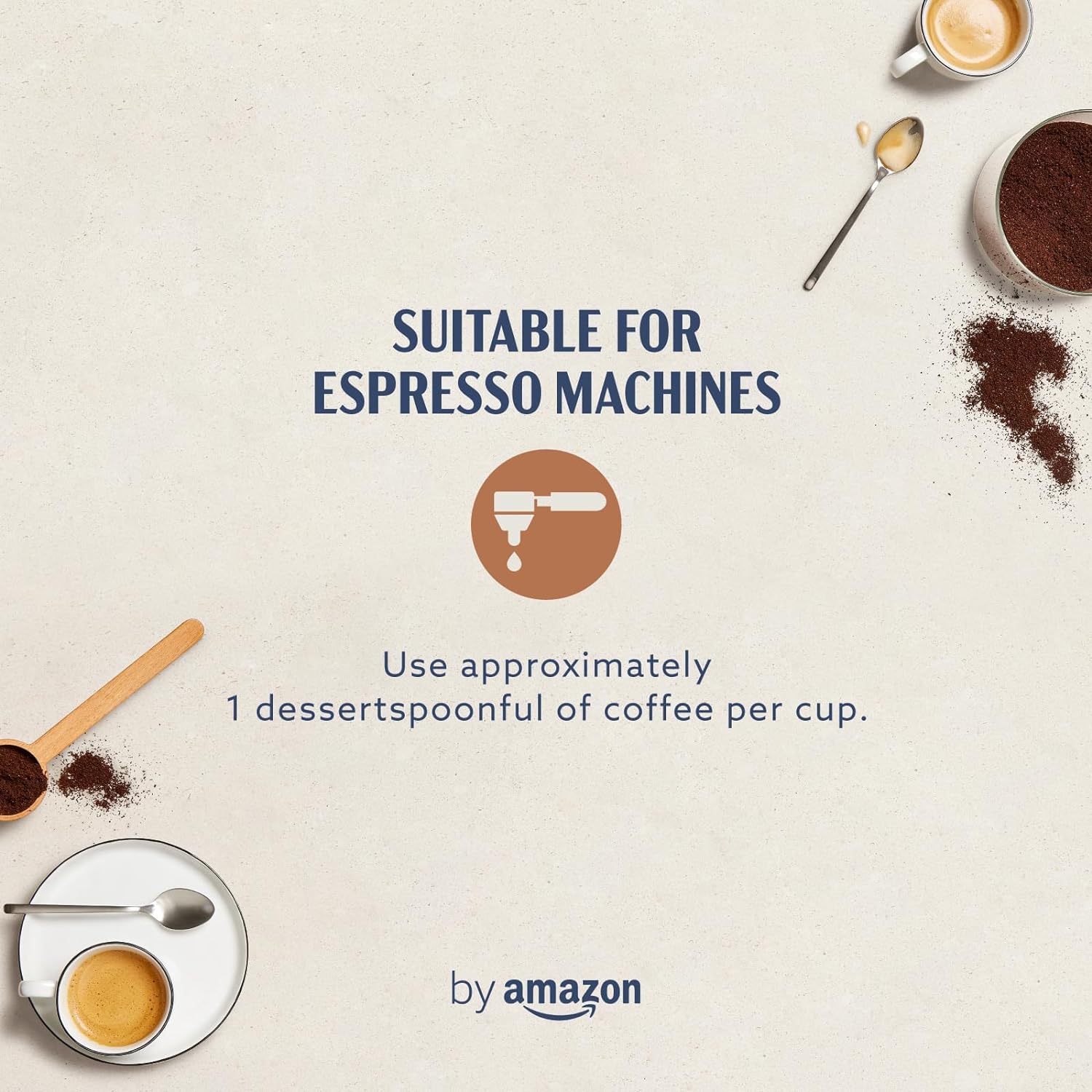 by Amazon Ground Coffee Espresso Crema: Infographics