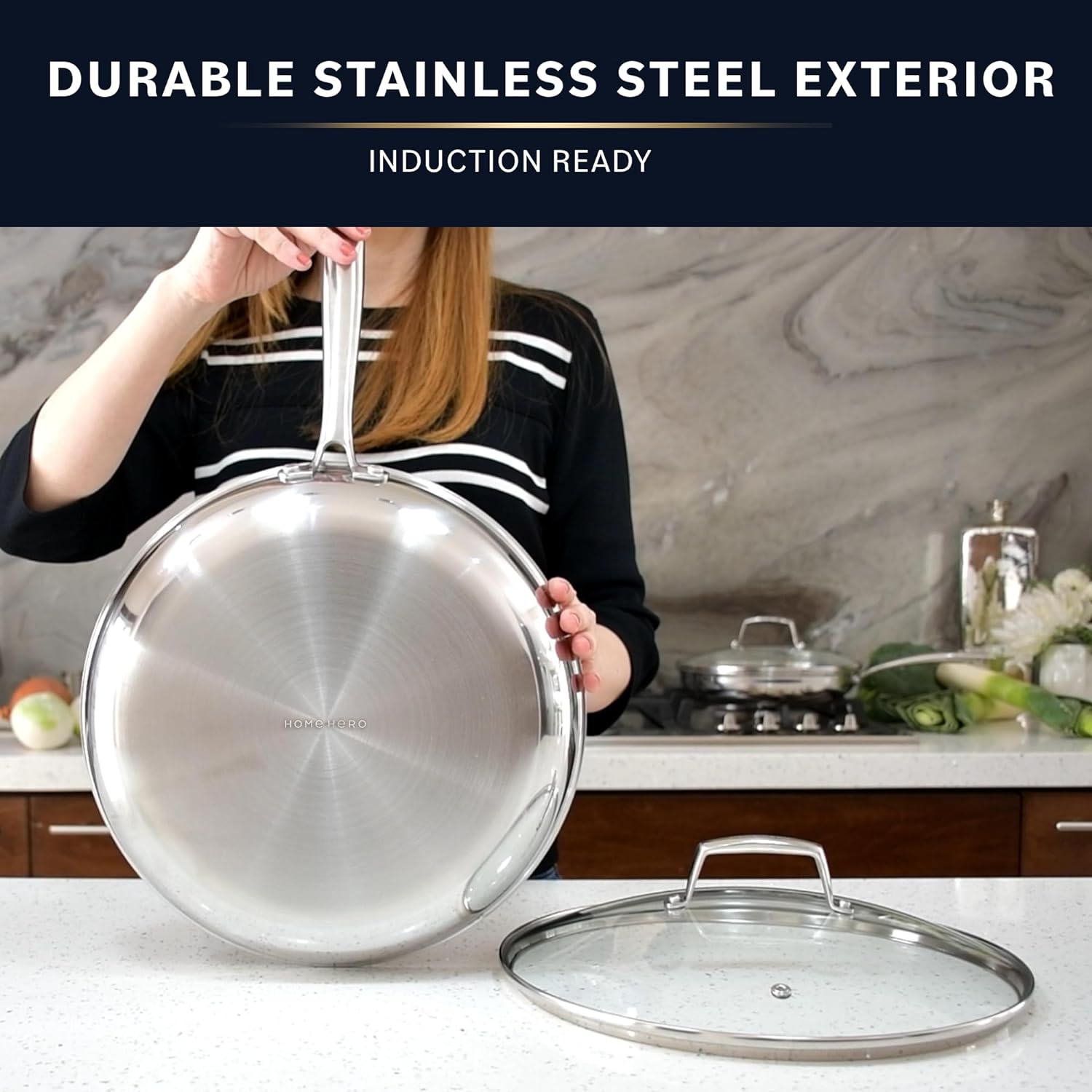 Amazon.com: LuxeClad Non Stick Frying Pans: Infographics