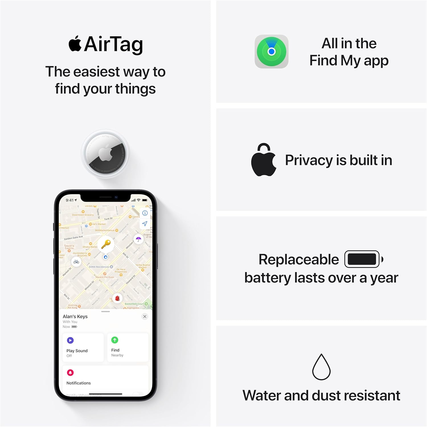 Amazon.com: Apple AirTag : Electronics: Infographics