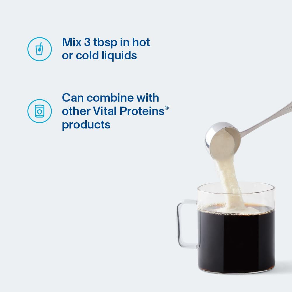 Amazon.com: Vital Proteins Collagen Peptides Powder with Hyaluronic Acid and Vitamin C: Infographics