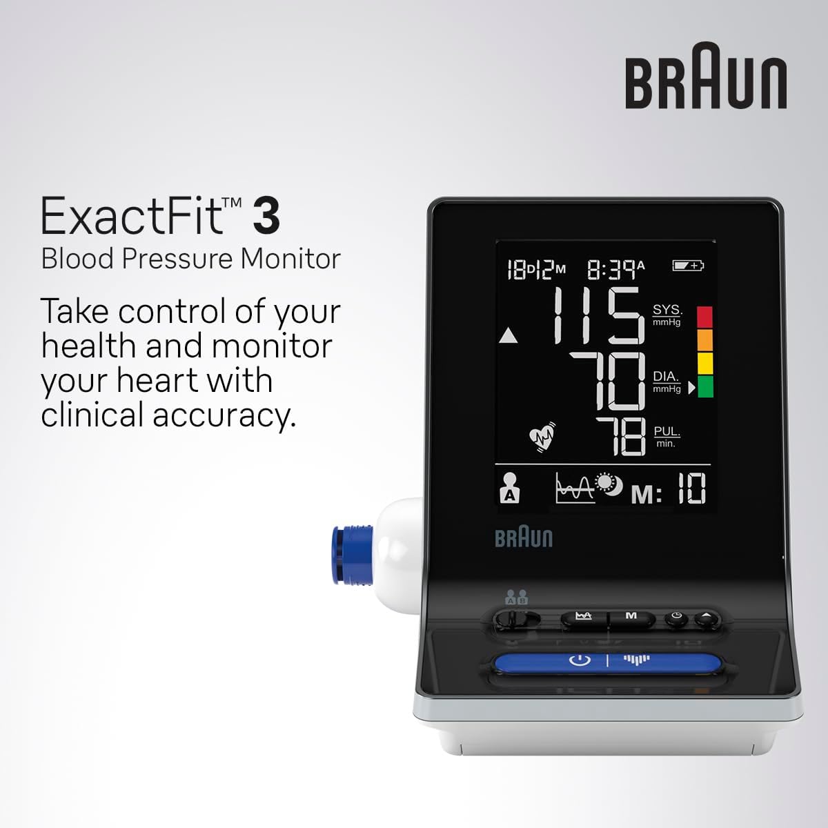 Amazon.com: Braun ExactFit 3 Blood Pressure Monitor: Infographics