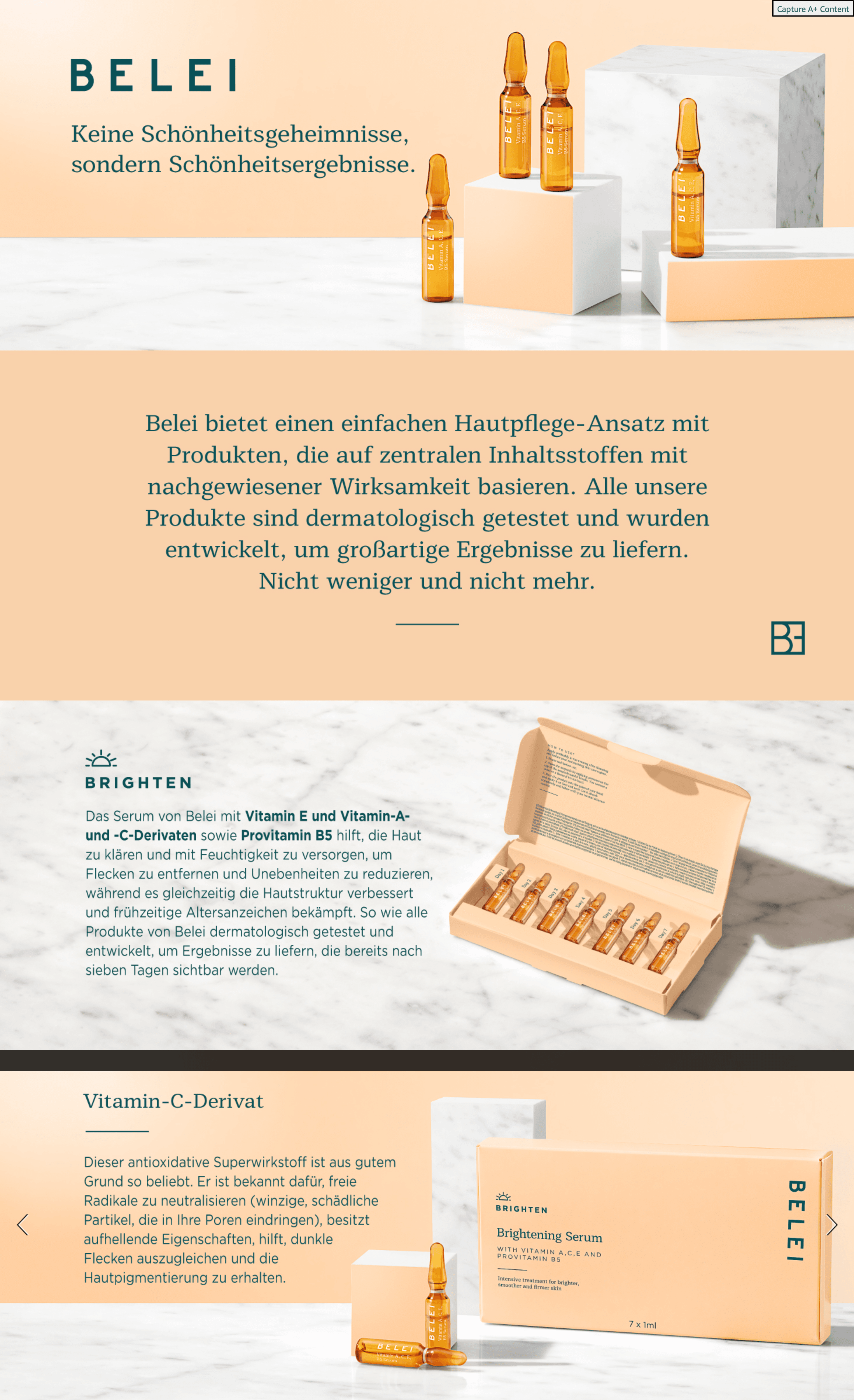 Amazon-Marke: Belei: A+ Premium