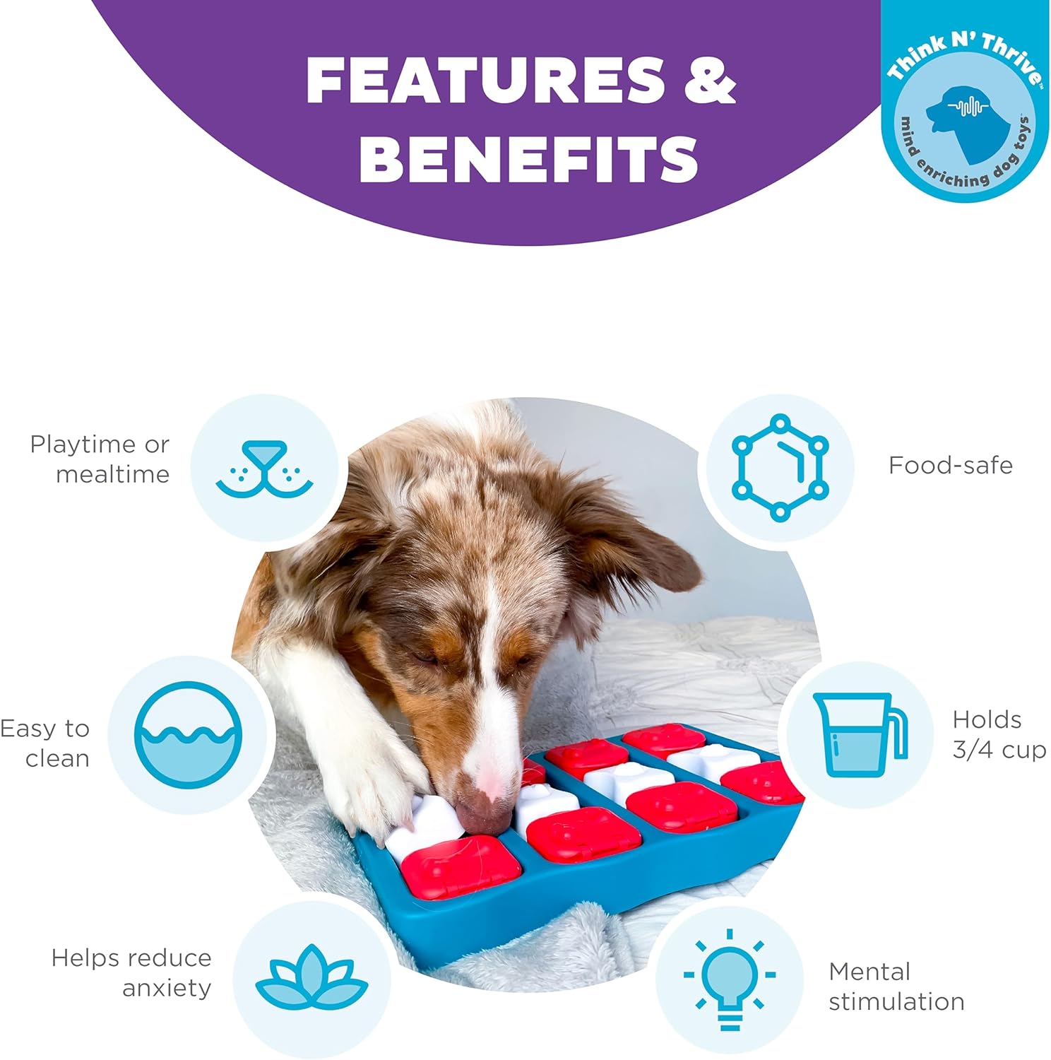 Amazon.com: Outward Hound Nina Ottosson Dog Brick Dog Puzzle Interactive Treat Puzzle…: Infographics