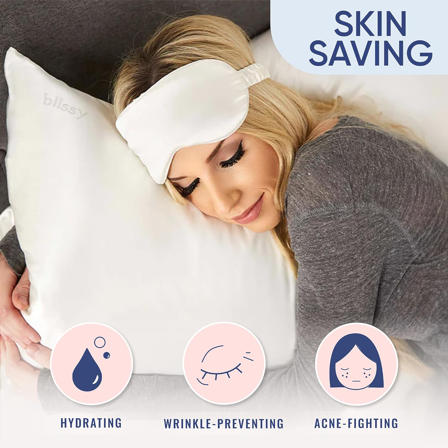 Amazon.com: Blissy Silk Pillowcase: Infographics