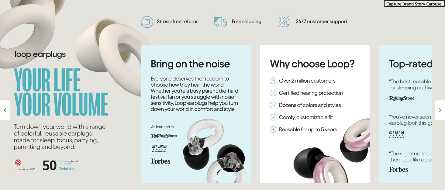 Amazon.com: Loop Quiet Ear Plugs for Noise Reduction: Brand Stories