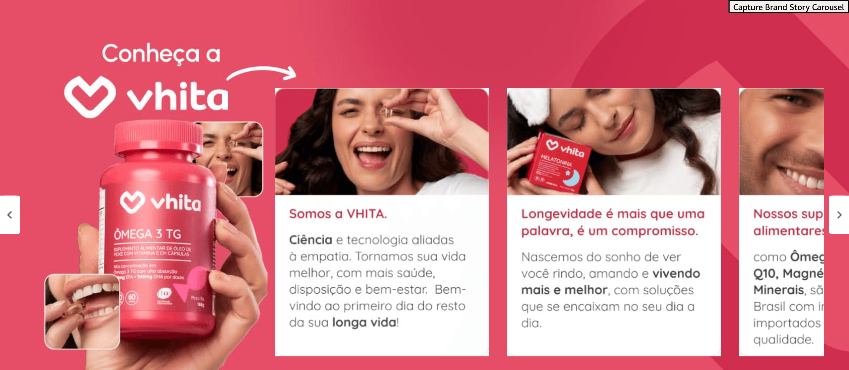 Ômega 3 1000mg TG: Brand Stories