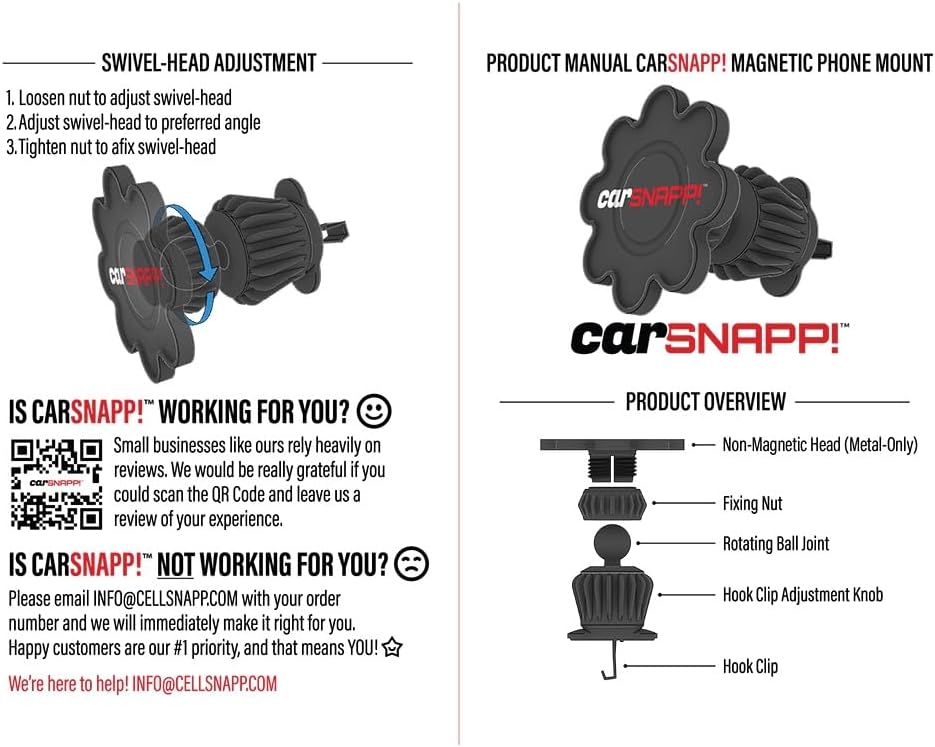 Amazon.com: CARSNAPP! 2-Pack Magnetic Car Mount Cellphone Holder for CELLSNAPP!…: Infographics