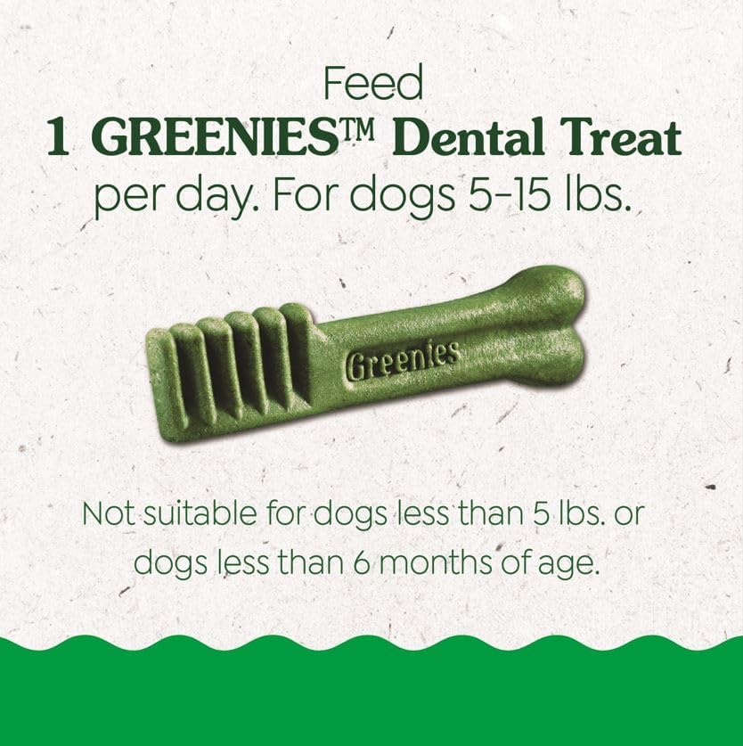 Amazon.com: Greenies Puppy Teenie Size Natural Dental Dog Treats: Infographics