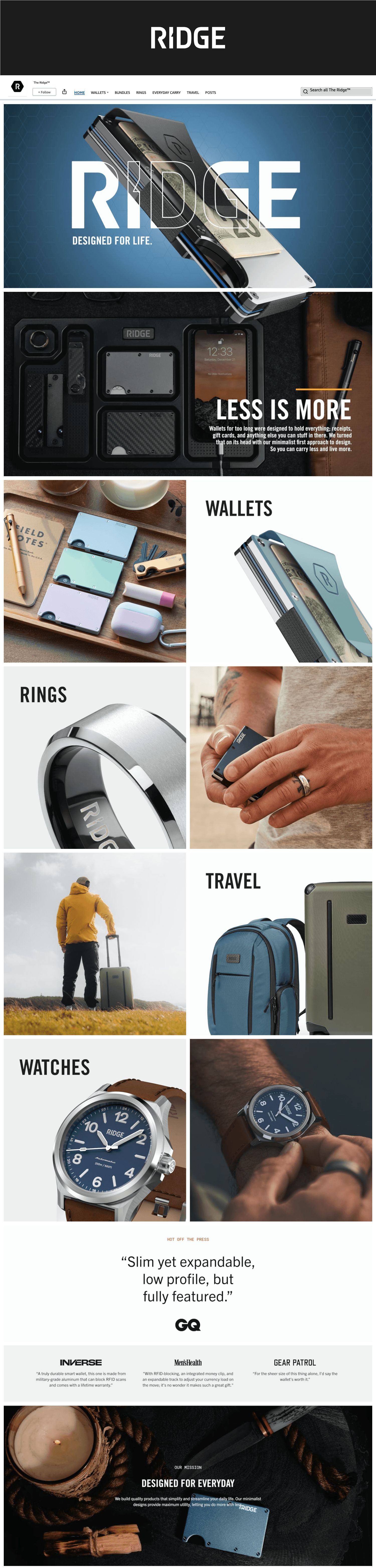 Storefront for Amazon.com: The Ridge™