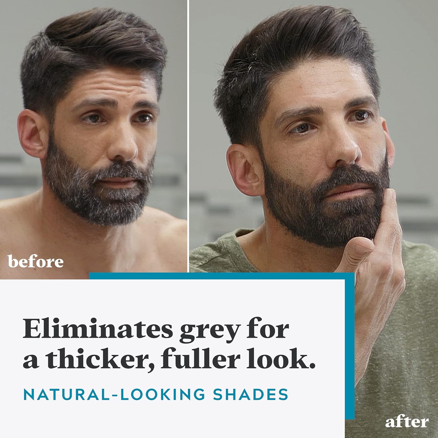 Just for men Moustache & Beard Medium Brown Dye: Infographics