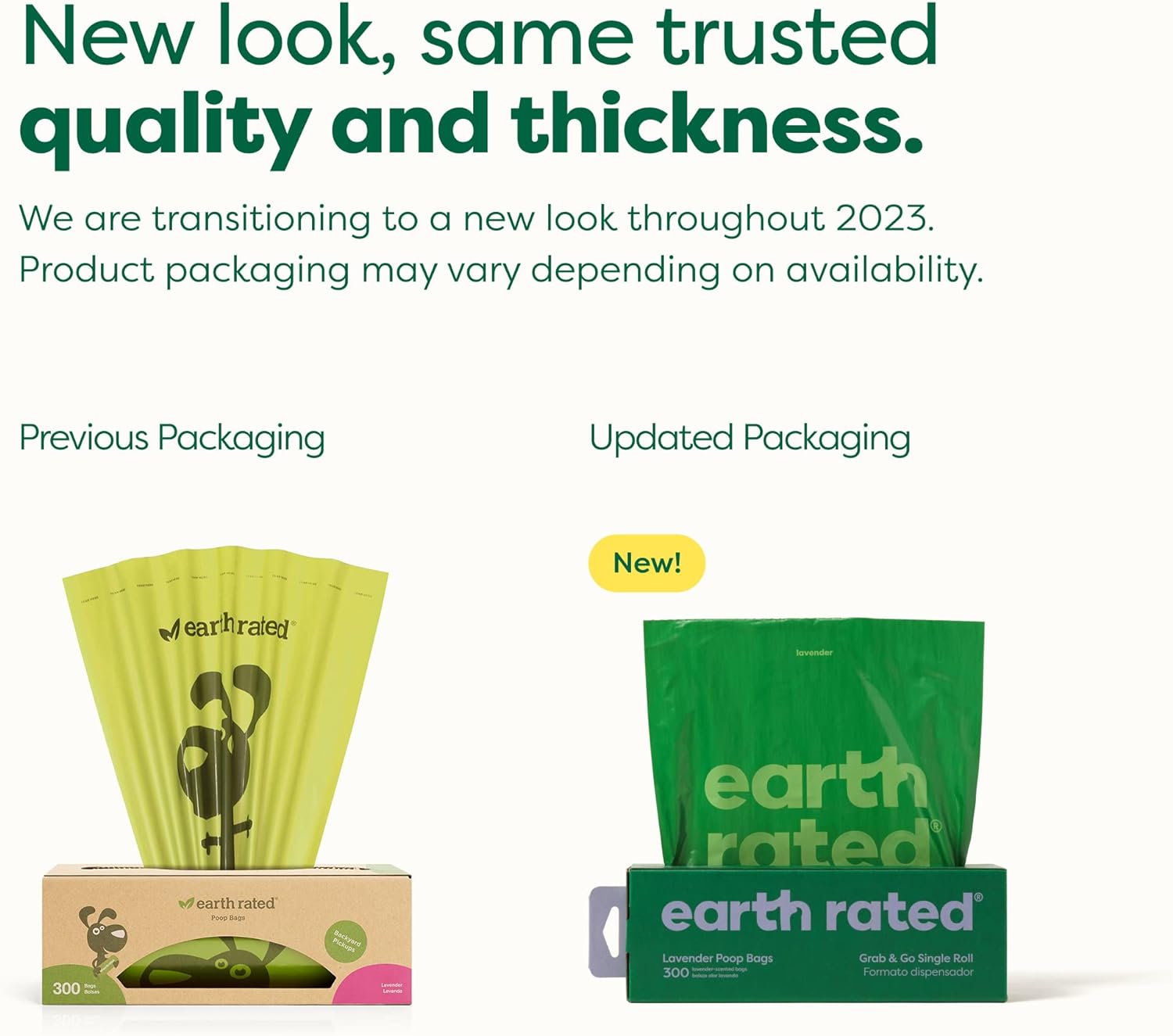 Amazon.com : Earth Rated Dog Poop Bags: Amazon listing image