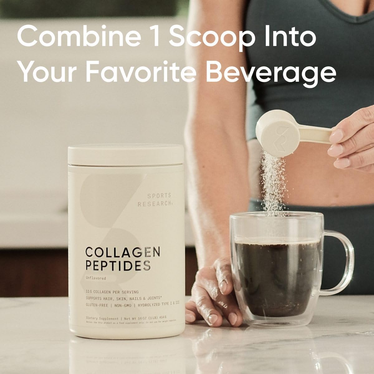 Amazon.com: Sports Research Collagen Peptides for Women & Men: Infographics