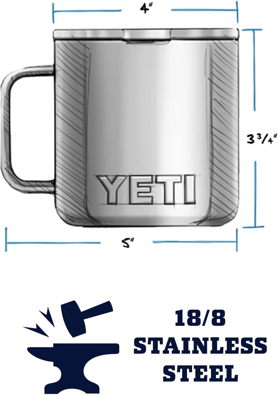 Amazon.com: YETI Rambler 14 oz Mug: Infographics