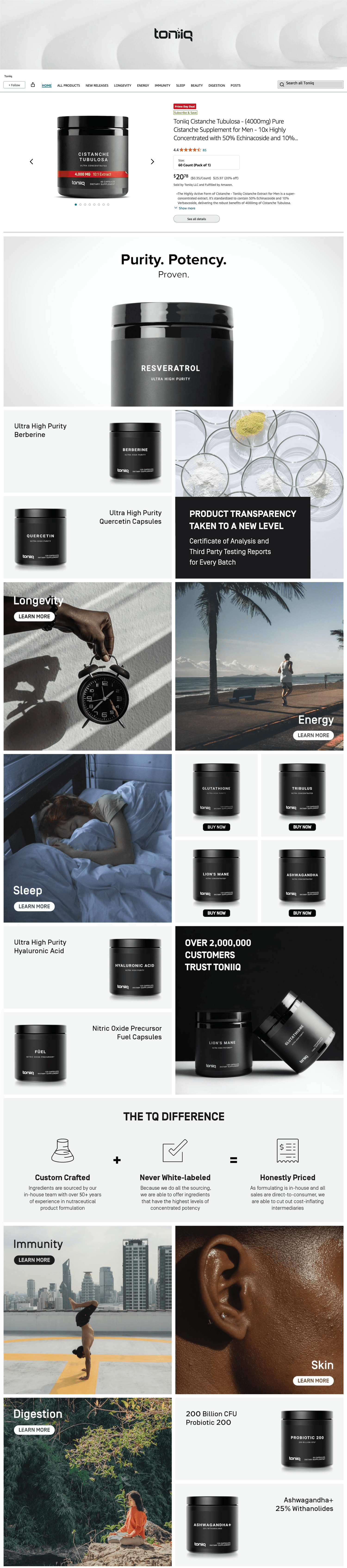 Storefront for Amazon.com: Toniiq