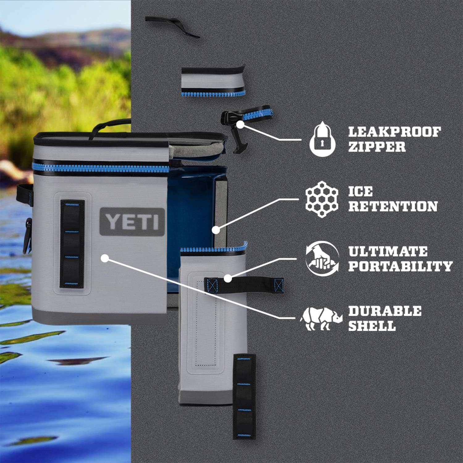 Amazon.com: YETI Hopper Flip 12 Portable Cooler: Infographics