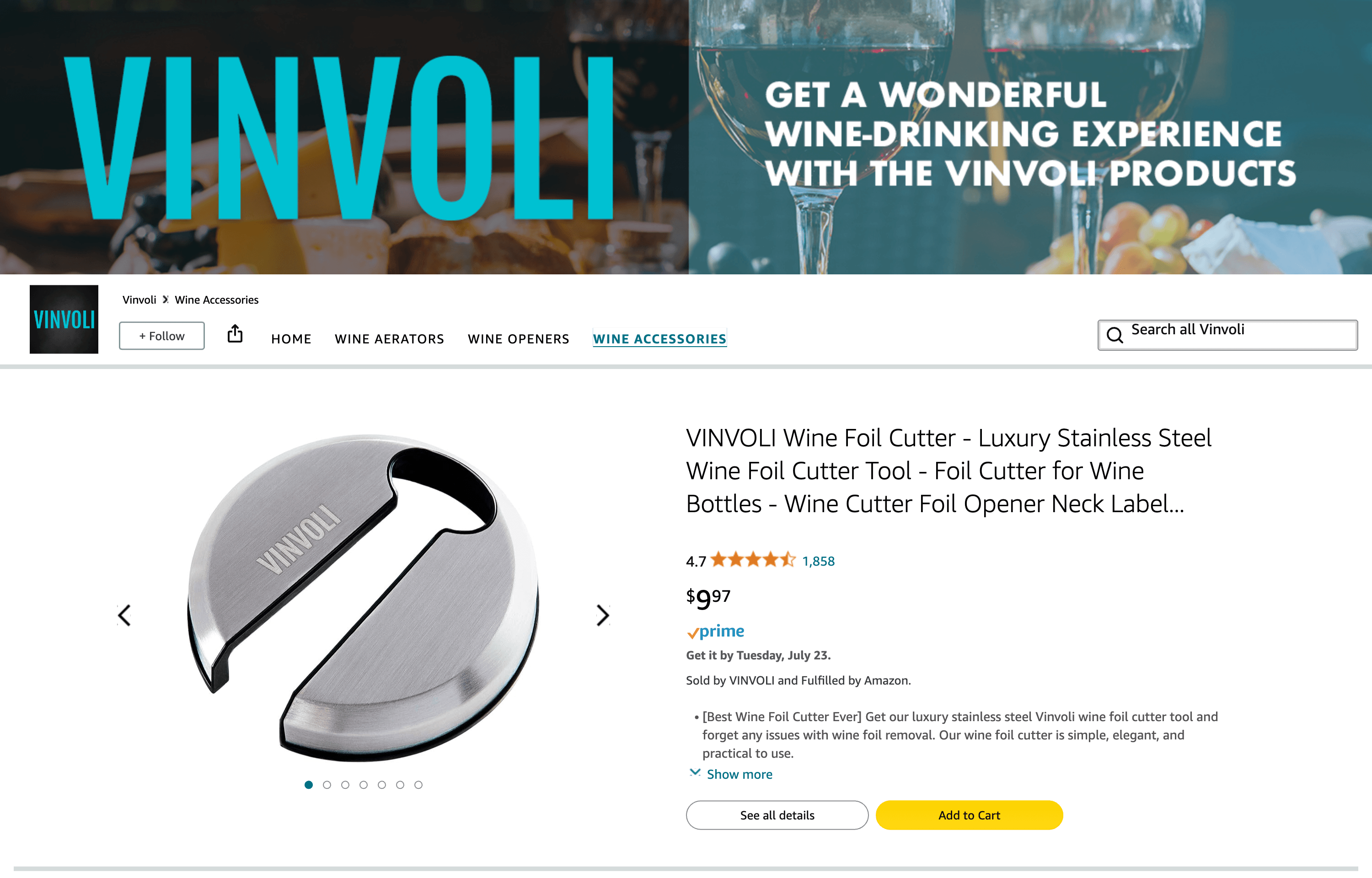 Amazon.com: Vinvoli: Wine Accessories: Storefront