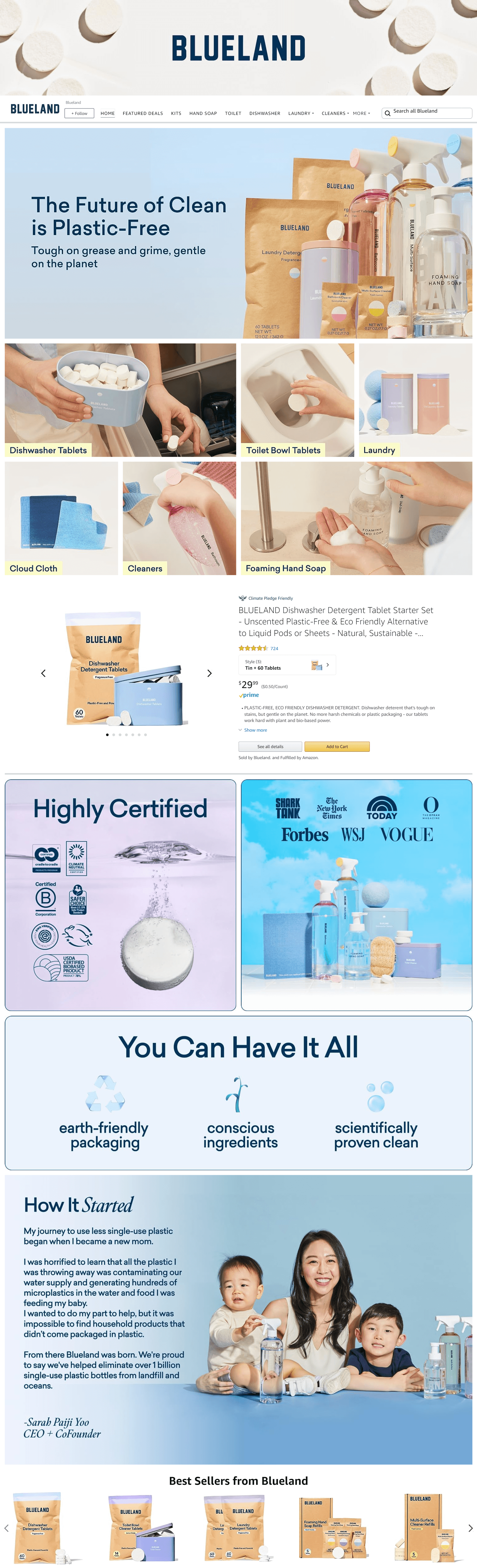 blueland.com: Storefront