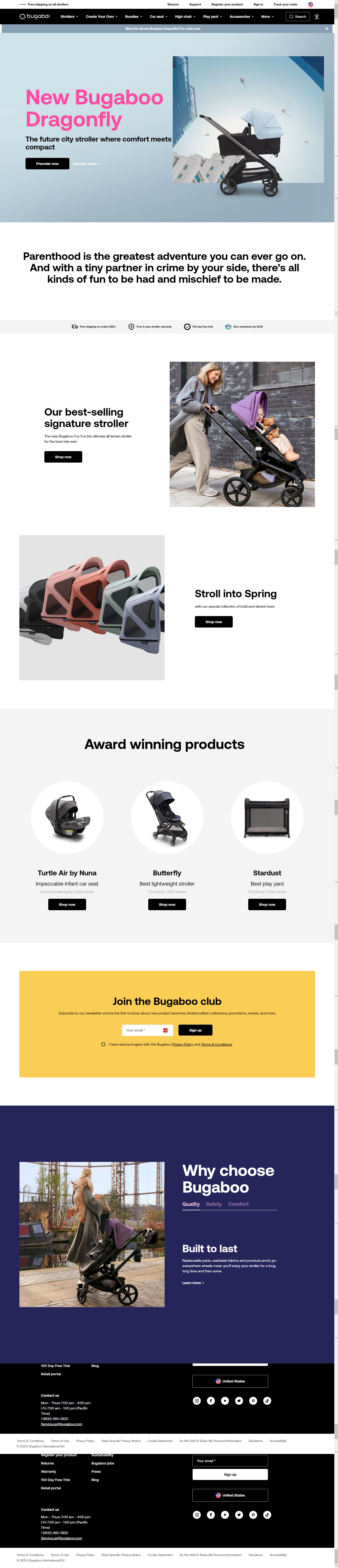 bugaboo.com: Amazon listing image