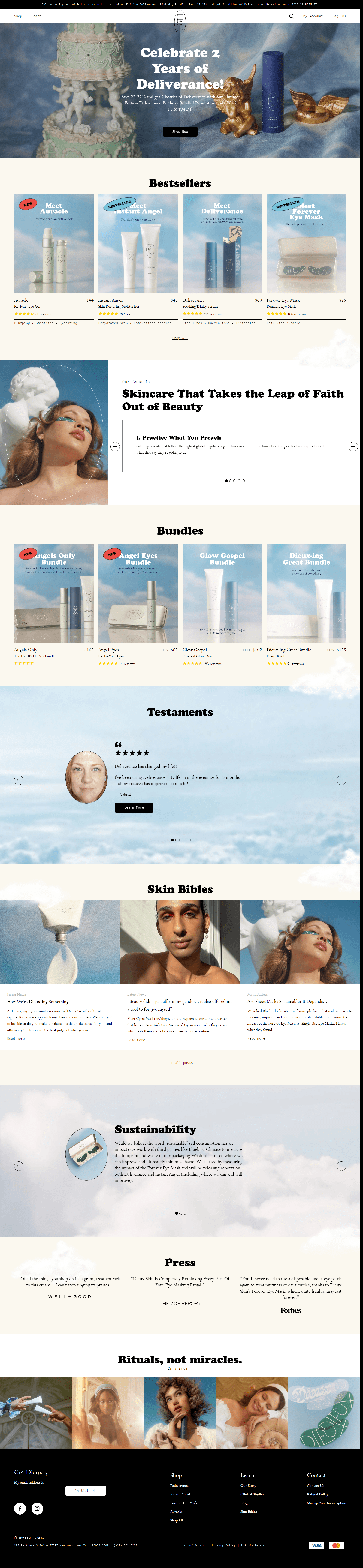 dieuxskin.com: Amazon listing image