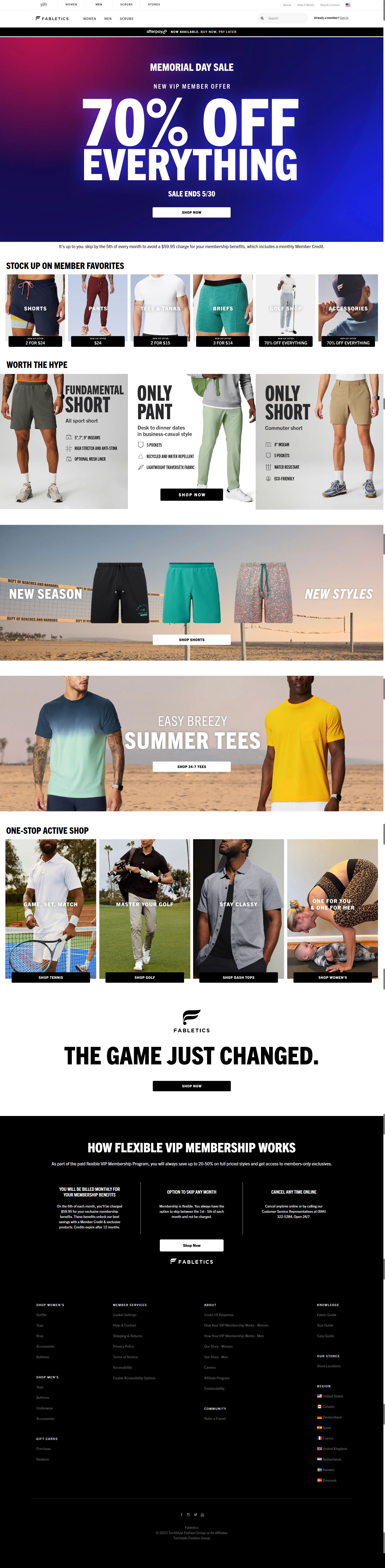 fabletics.com: Amazon listing image