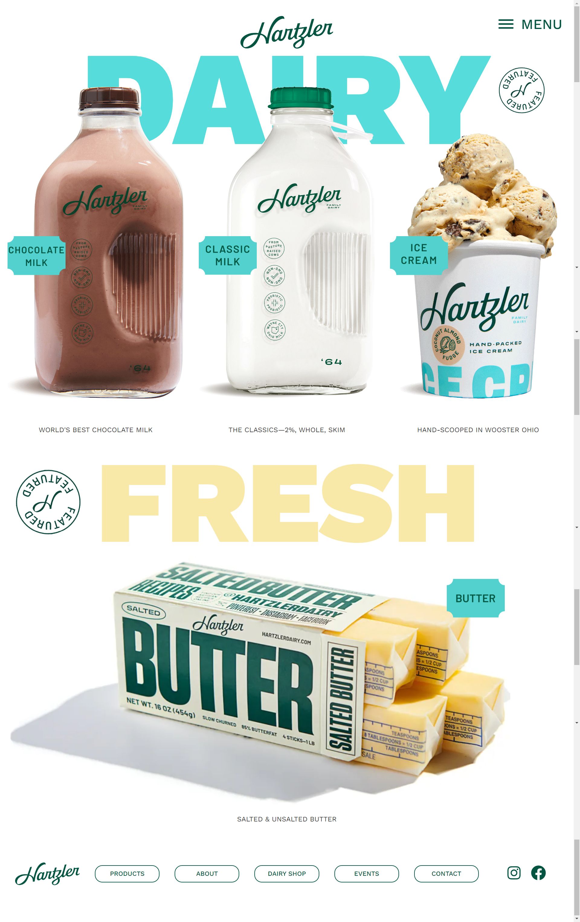 hartzlerdairy.com: Amazon listing image