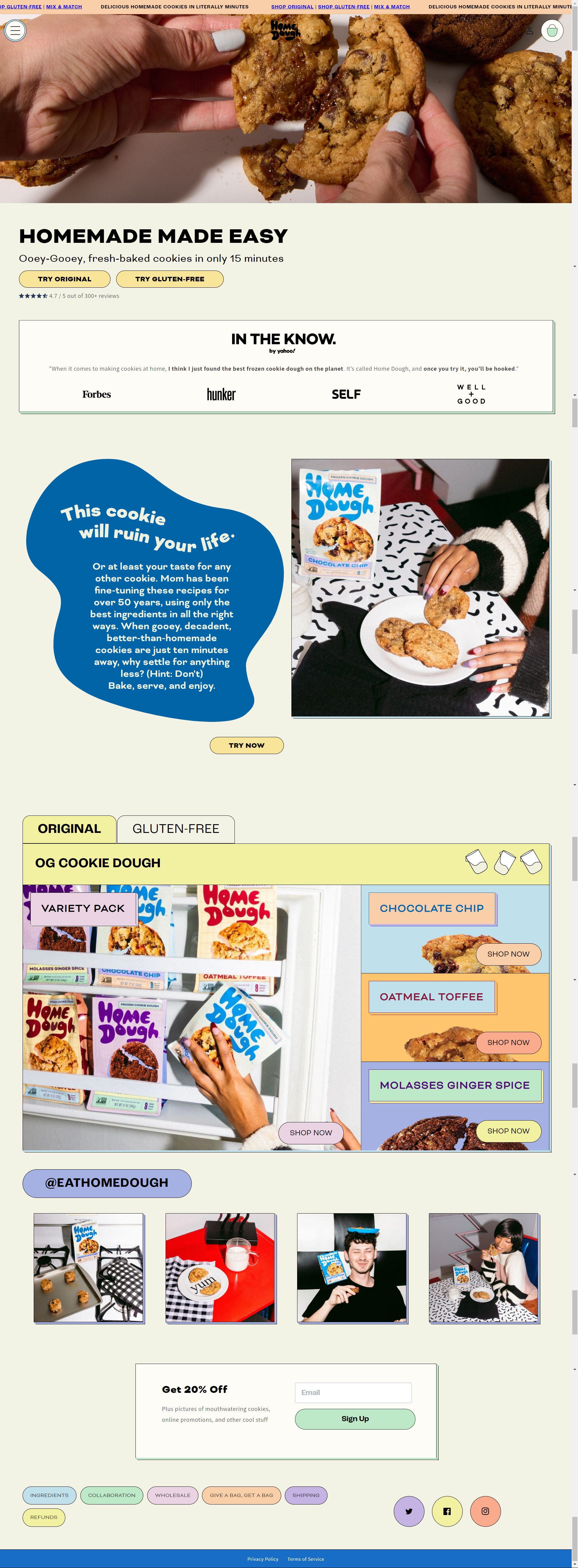 homedough.com: Amazon listing image
