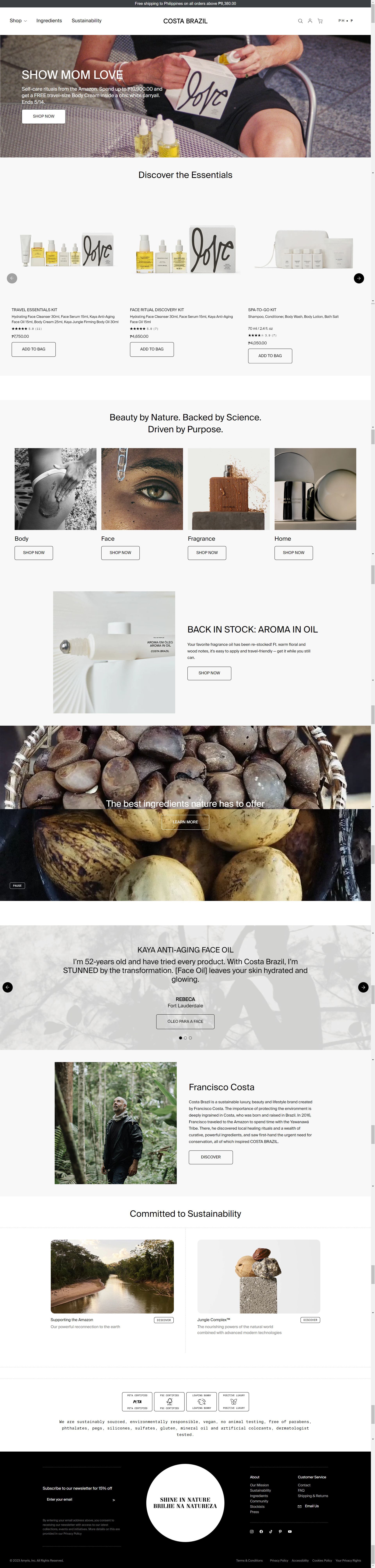 livecostabrazil.com: Amazon listing image