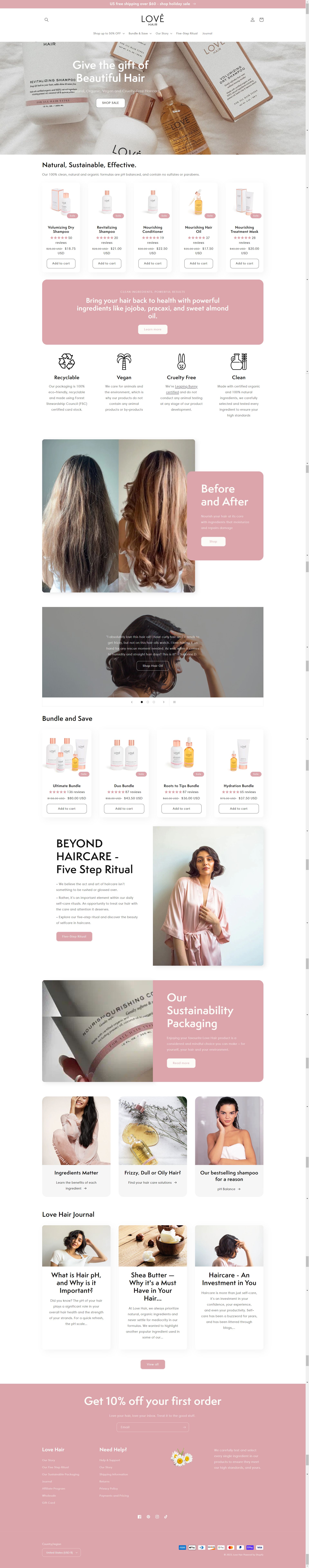 lovehair.com: Amazon listing image
