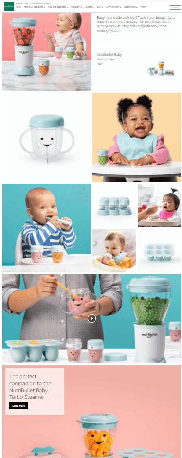 nutribullet baby storefront: Storefront