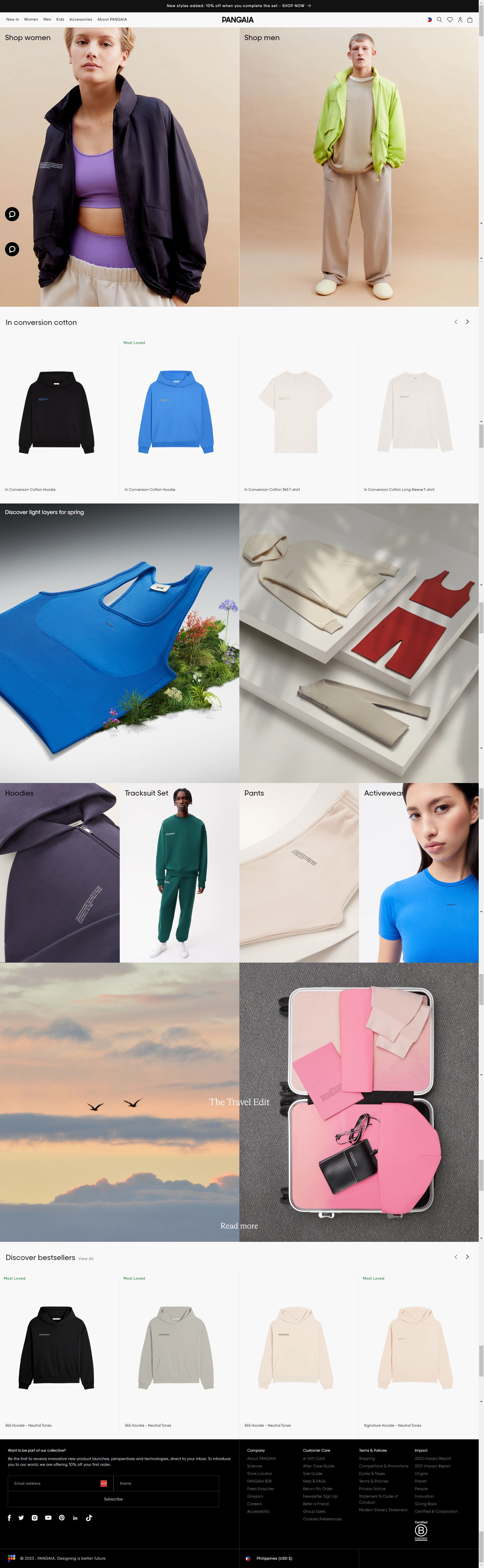 pangaia.com: Amazon listing image