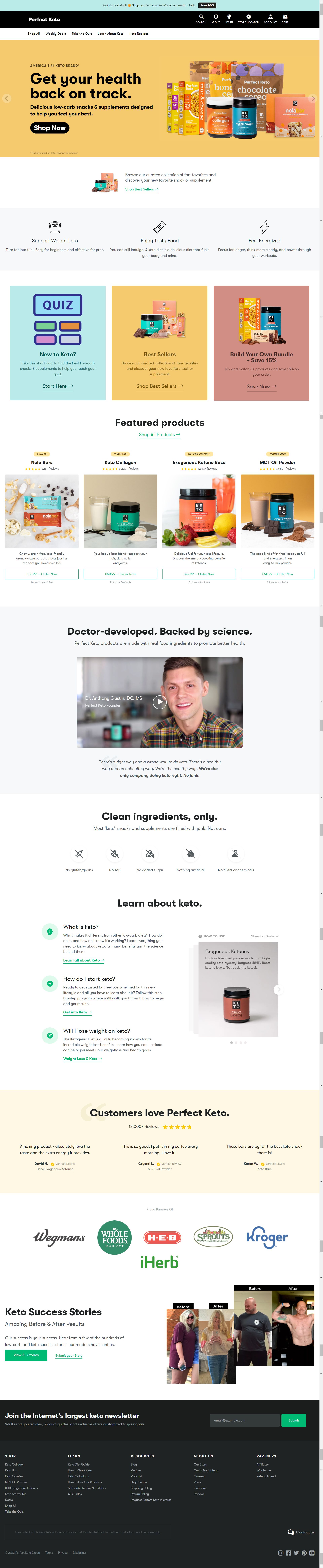 perfectketo.com: Amazon listing image