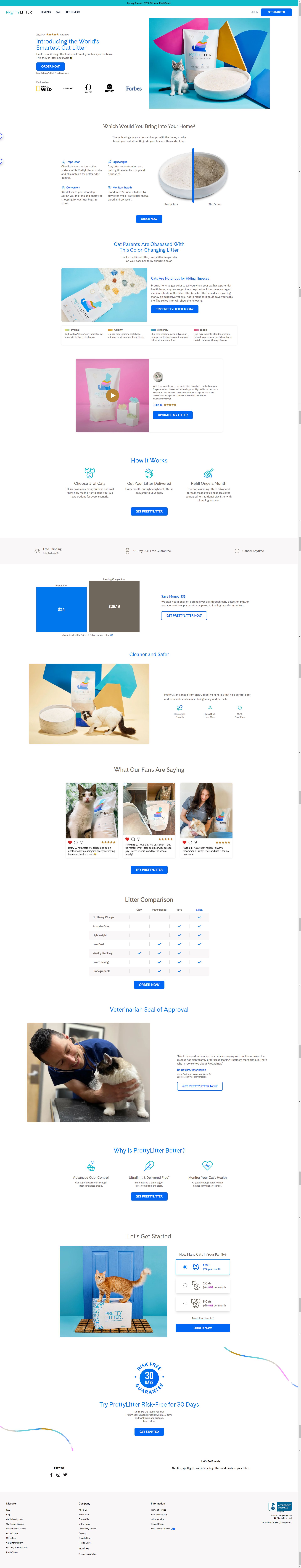 prettylitter.com: Amazon listing image