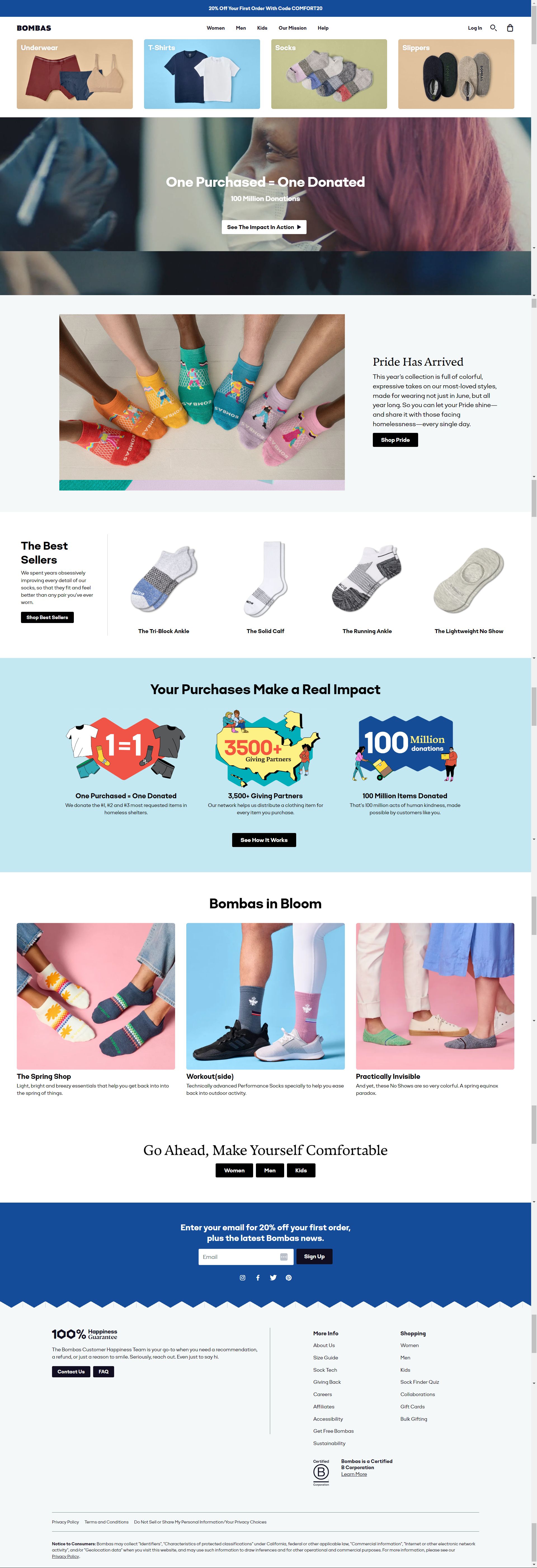 shop.bombas.com: Amazon listing image