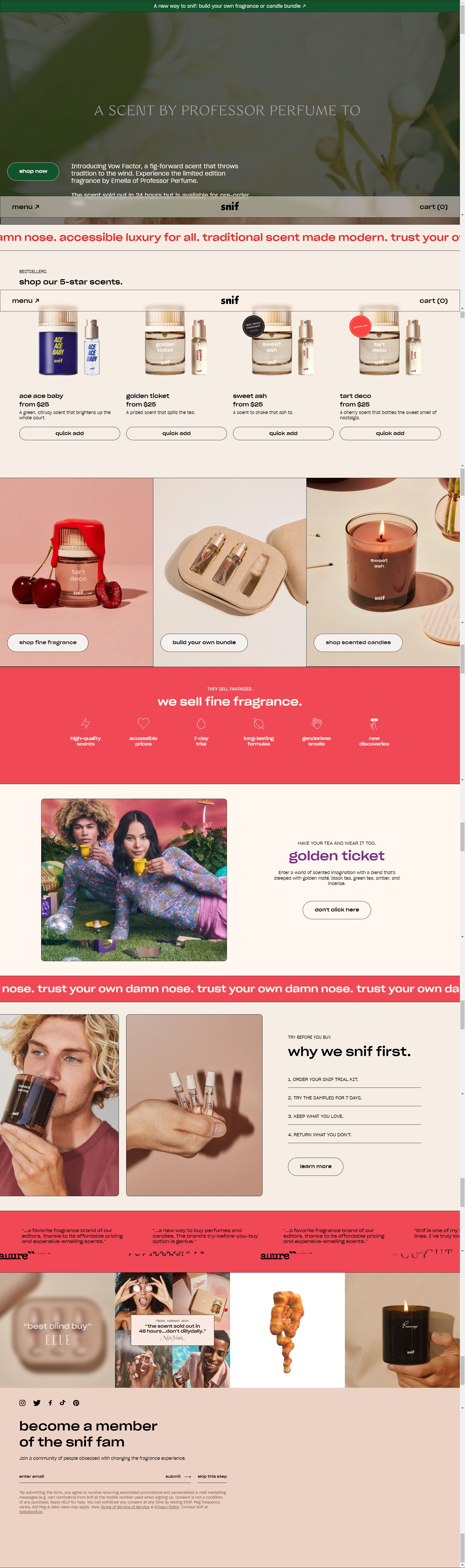 snif.co: Amazon listing image