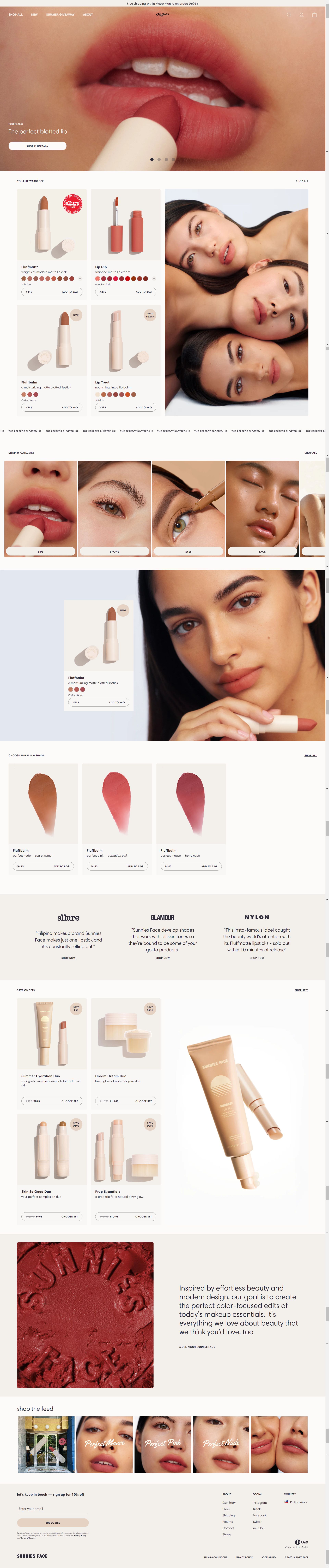 sunniesface.com: Amazon listing image
