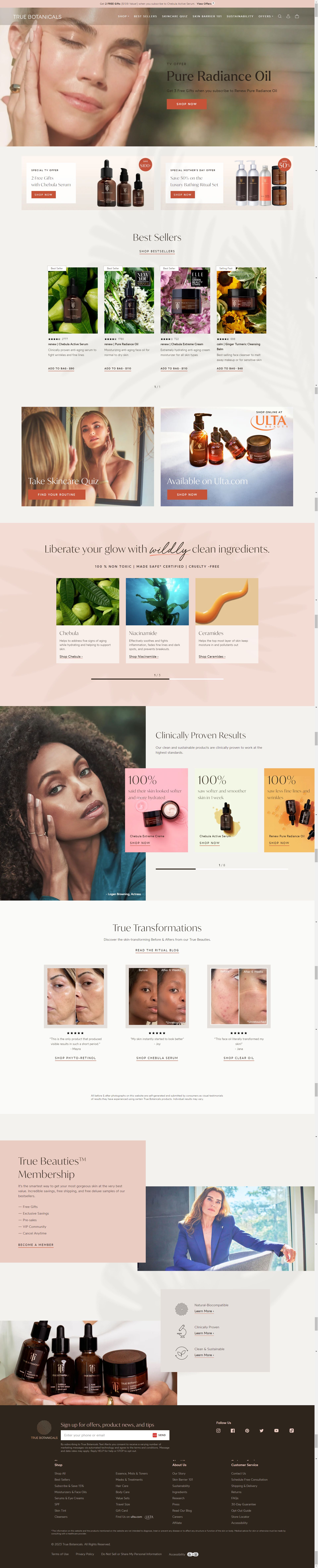 truebotanicals.com: Amazon listing image
