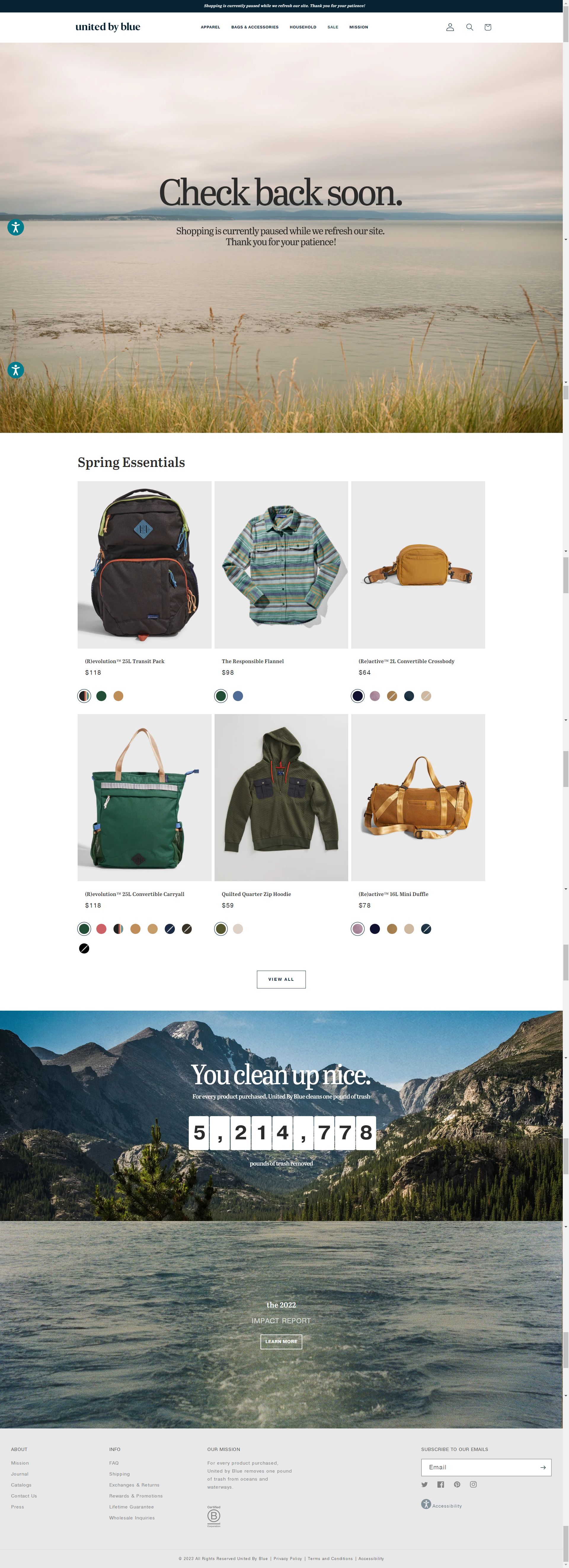 unitedbyblue.com: Amazon listing image