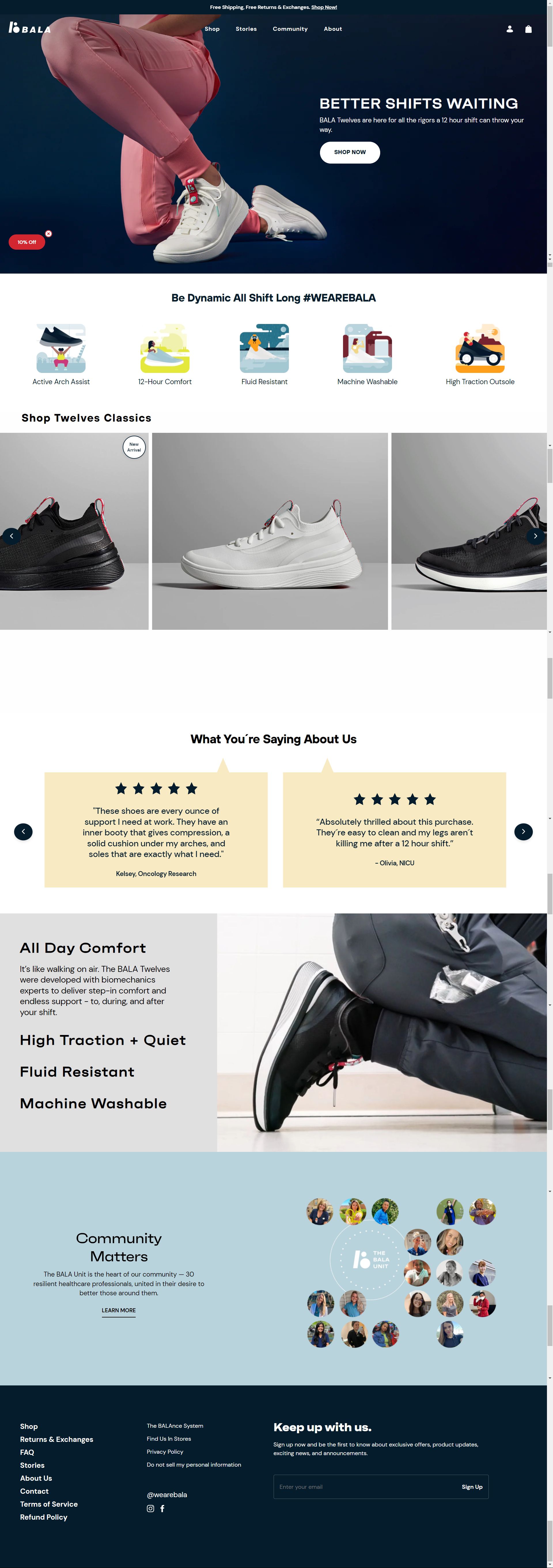 wearebala.com: Amazon listing image
