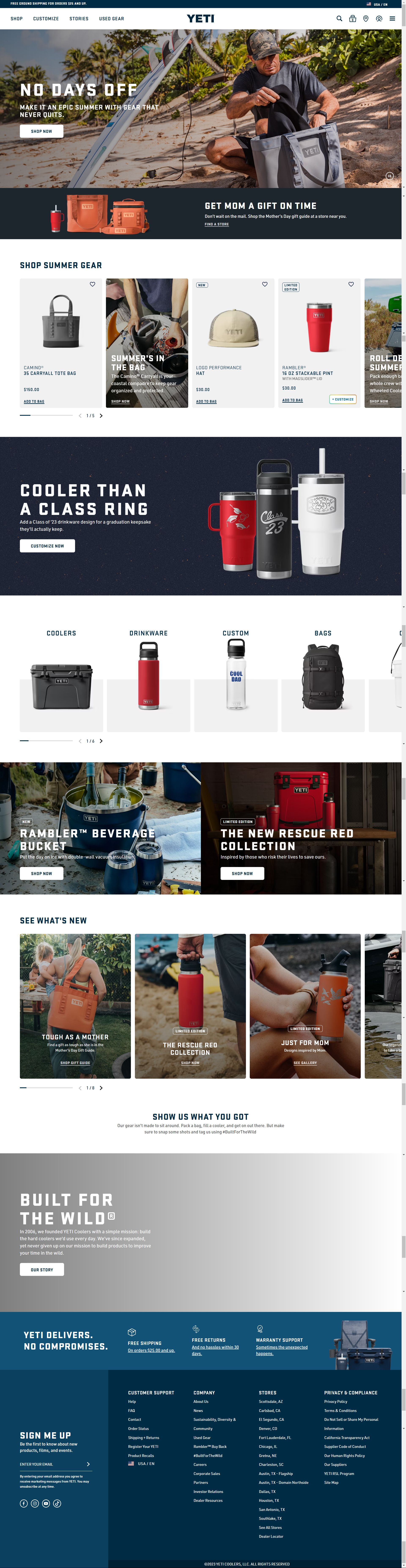 yeti.com: Amazon listing image
