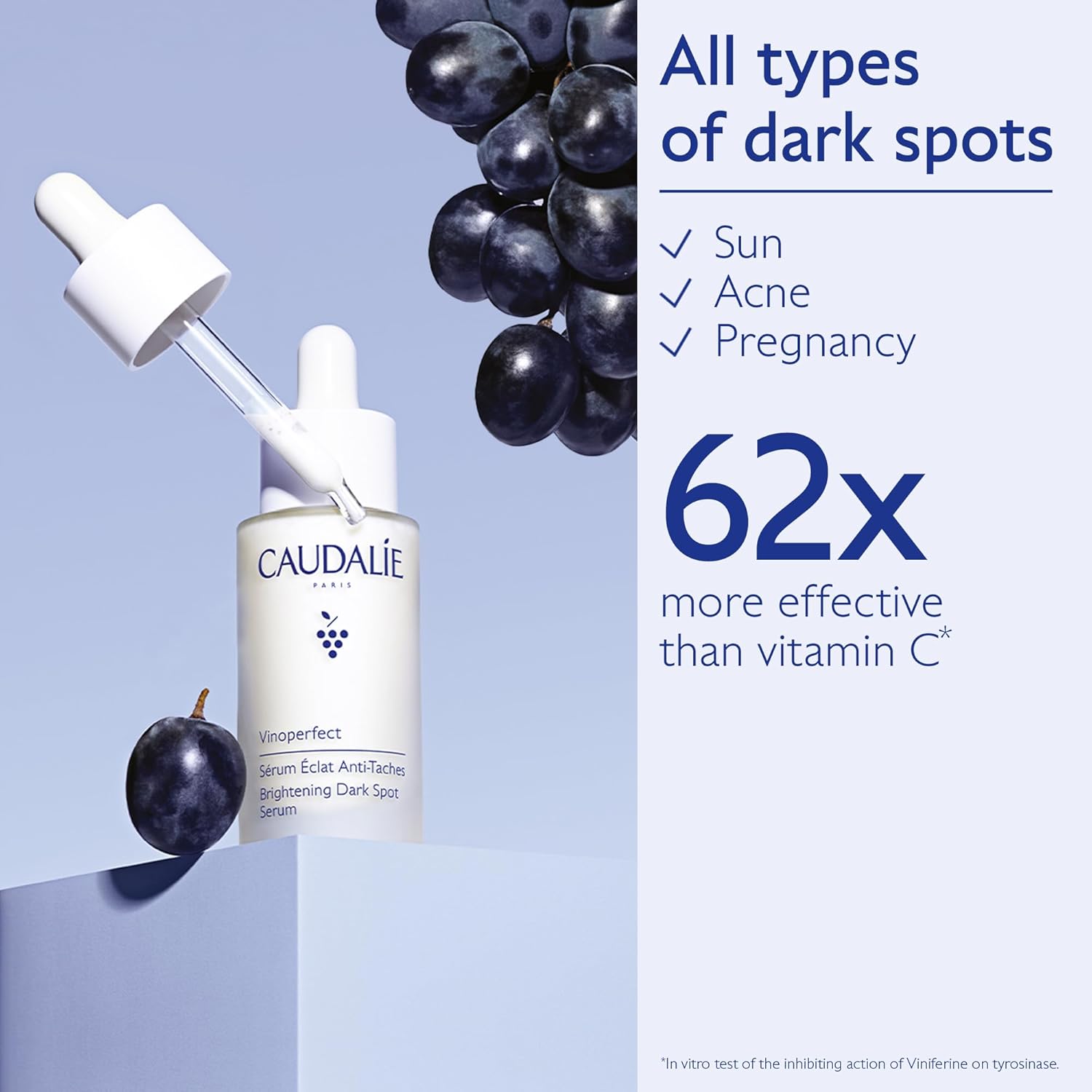 Amazon.com: Caudalie Vinoperfect Brightening Dark Spot Serum: Infographics