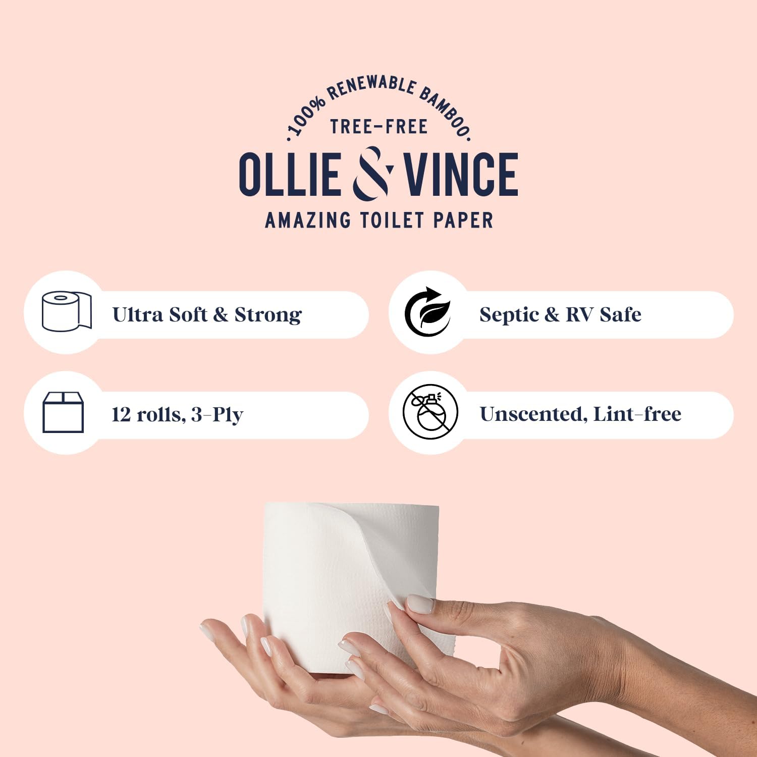 Amazon.com: Ollie & Vince Bamboo Toilet Paper: Infographics