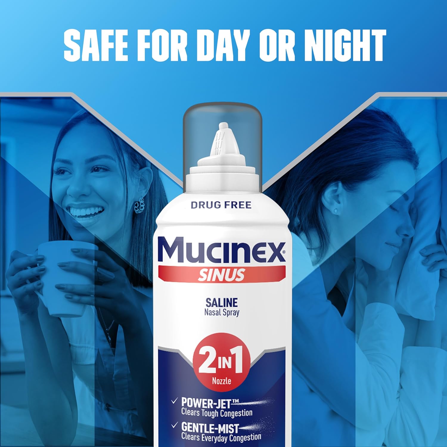 Amazon.com: Mucinex Sinus Saline Nasal Spray & Sinus Rinse: Infographics