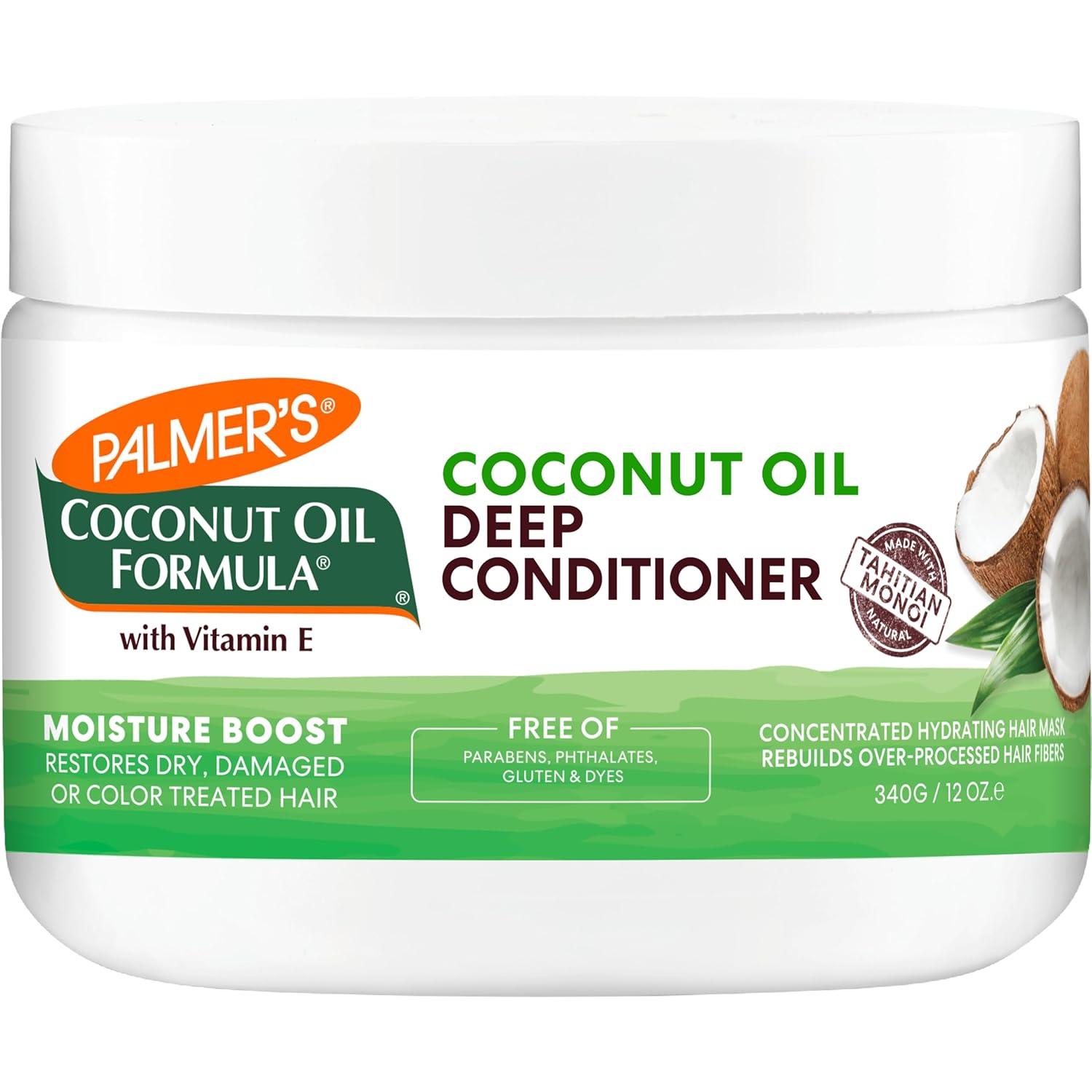 Amazon.com: Palmer's Coconut Oil Formula Moisture Boost Deep Hair Conditioner: Infographics