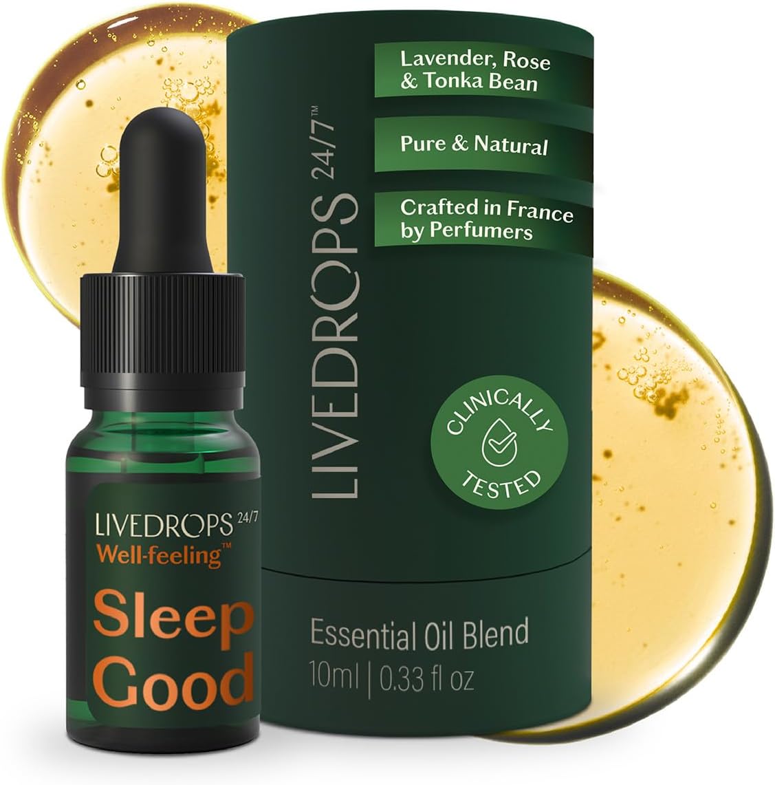 Amazon.com: LIVEDROPS 24/7 Sleep Good Essential Oil Blend: Infographics