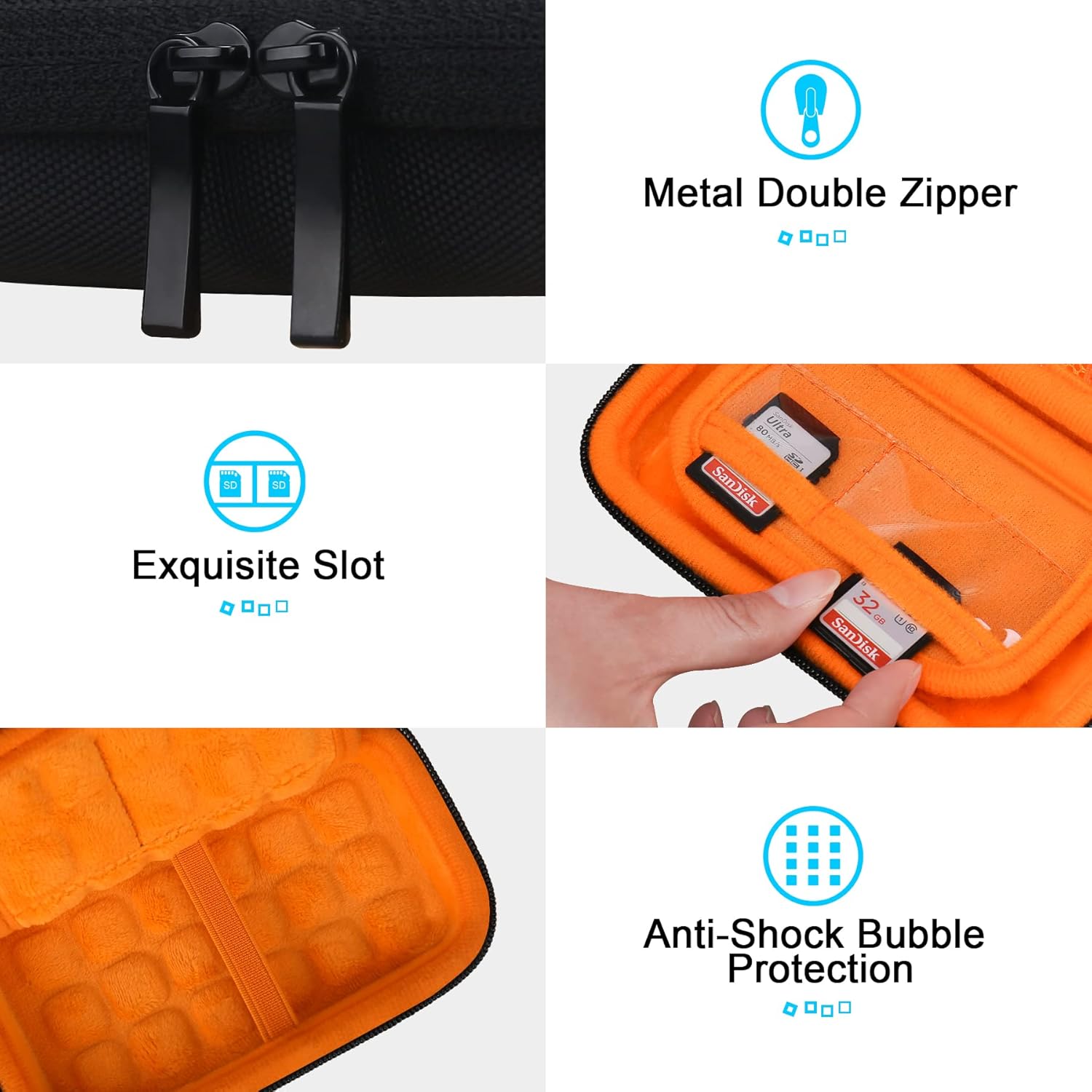 Lacdo Hard Carrying Case for SanDisk Extreme PRO/SanDisk Extreme Portable SSD 500GB 1TB…: Infographics