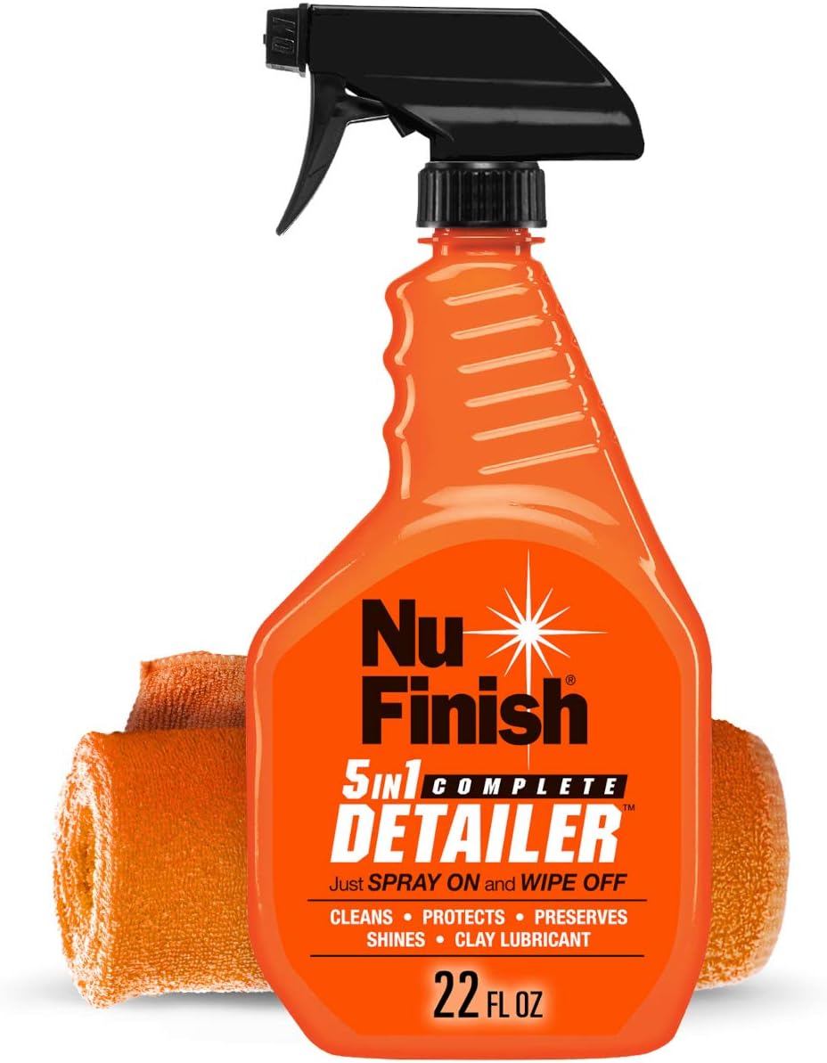 Amazon.com: Nu Finish 5-in-1 Complete Detailer Spray with Towel: Infographics