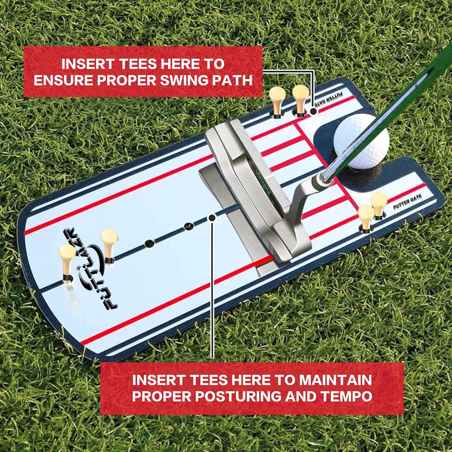Amazon.com : Golf Putting Mirror with 6 Golf Tees: Infographics