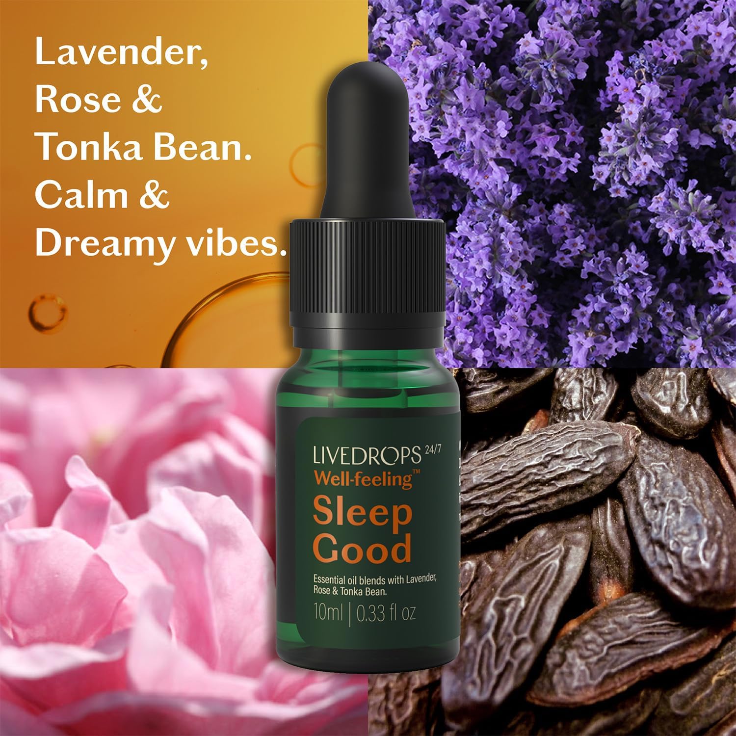 Amazon.com: LIVEDROPS 24/7 Sleep Good Essential Oil Blend: Infographics